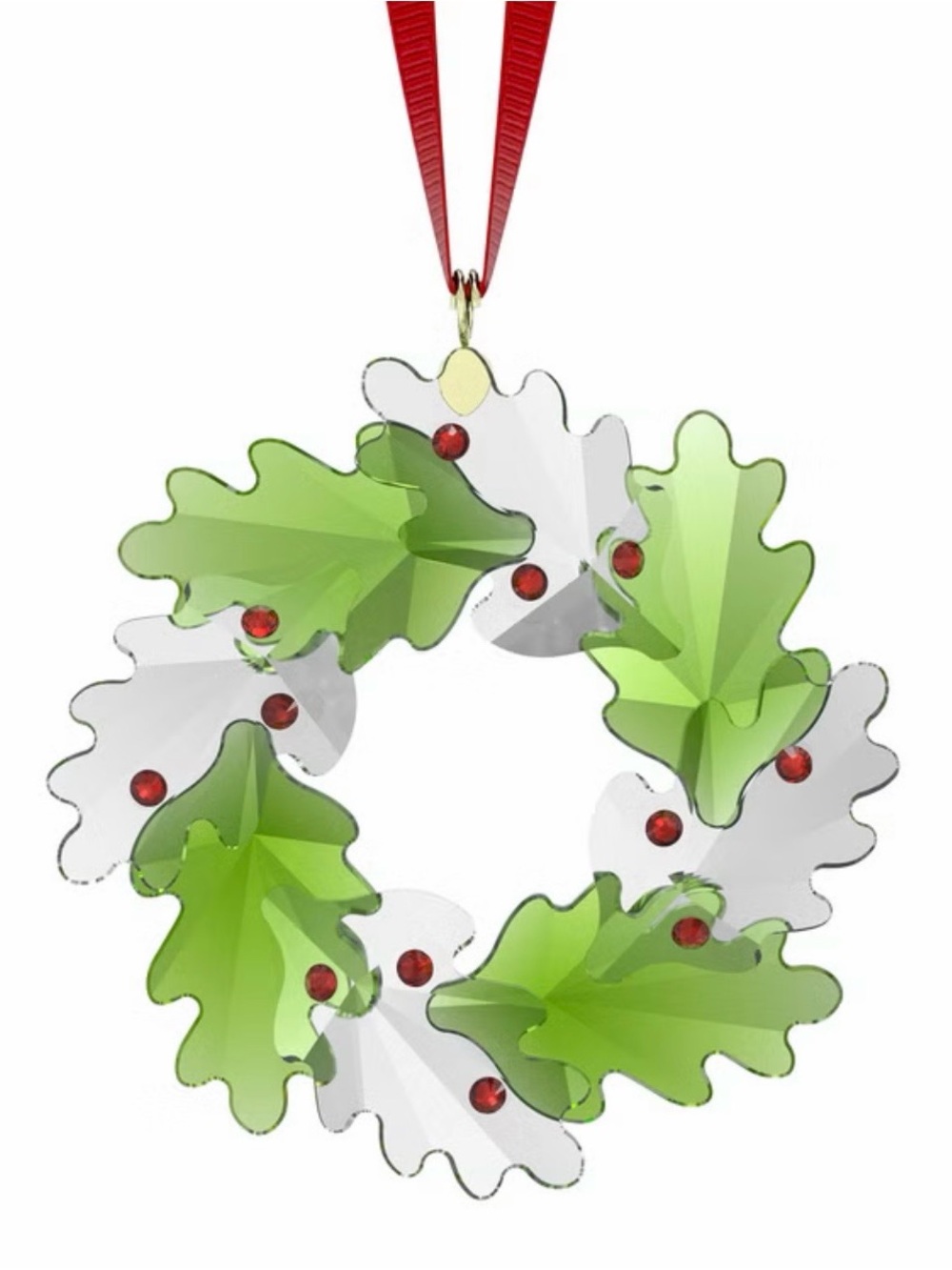 NIB Swarovski 2026 Holiday Exquisite Wreath Christmas Crystal Ornament #5764752
